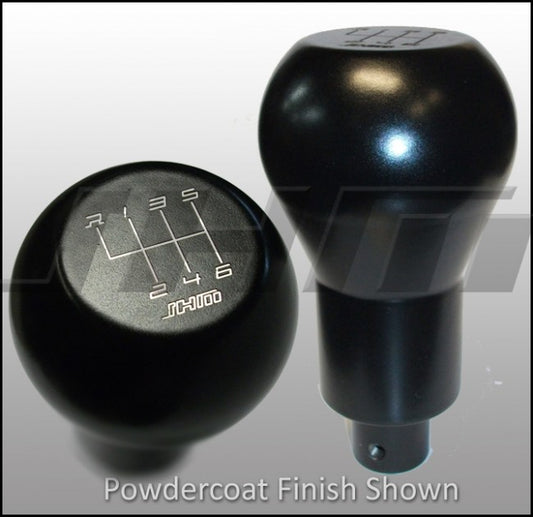 JHM JHM-WSKSSCL-1043 Weighted Stainless Steel Shift Knob (Stainless Steel 5-speed Knurled & POWDERCOATED Clamp on Style) for Audi-VW B6
