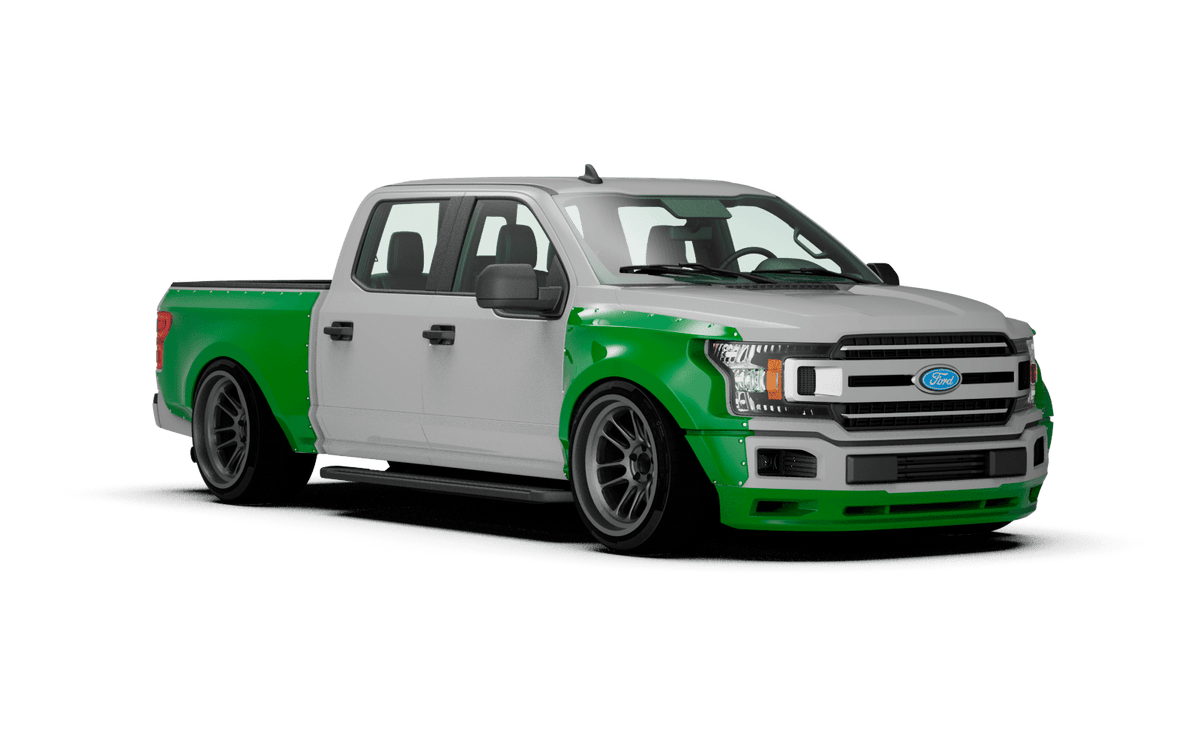 Clinched Ford F-150 (6.5 bed) 2015-2017 Widebody Kit