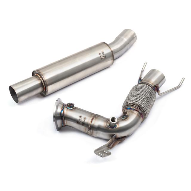 Cobra BMW N55 F40 M135ix Front Downpipe Sports Cat / De-Cat To Cobra Sport Performance Exhaust Package