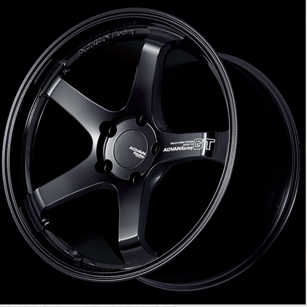 ADVAN V2200 GT WHEEL 20X8.5 ET50 5X130 GLOSS BLACK (GBP) FOR PORSCHE CAYMAN GT4 981/718