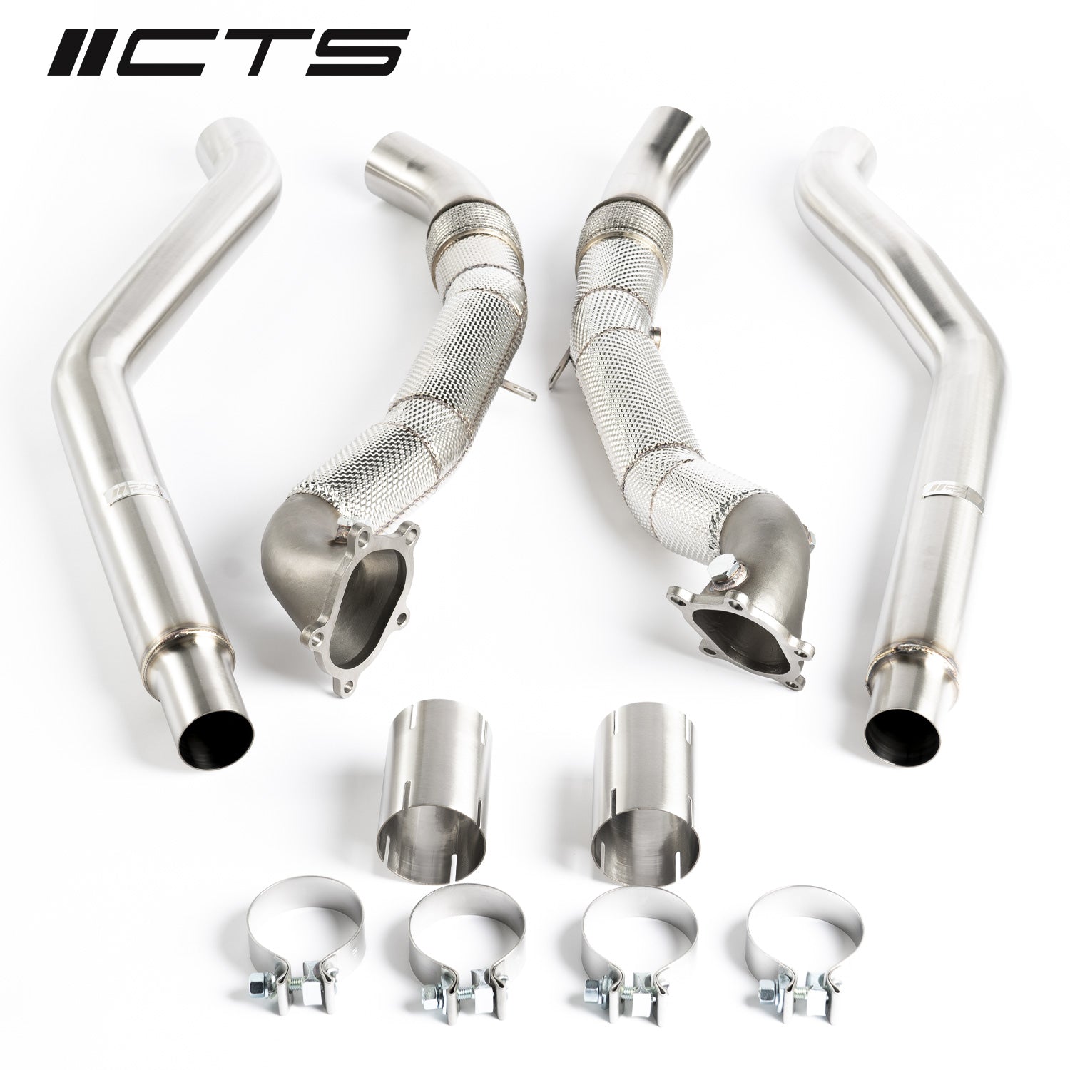 CTS Turbo CTS-EXH-DP-0026 Turbo Audi C7/C7.5 S6/S7/RS7 4.0T Cast Downpipe Set