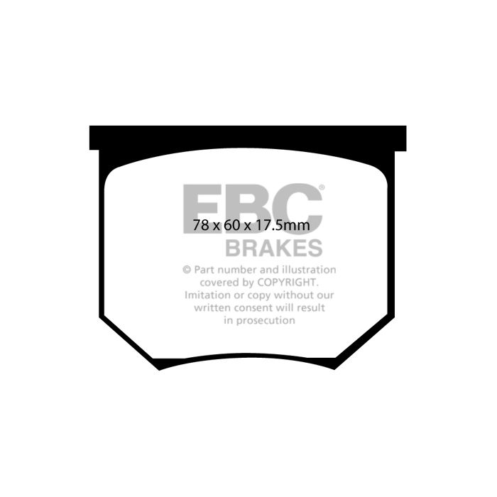 EBC DP5035NDX Bluestuff NDX Brake Pads Front