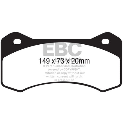 EBC DP5054/2NDX Bluestuff NDX Brake Pads 