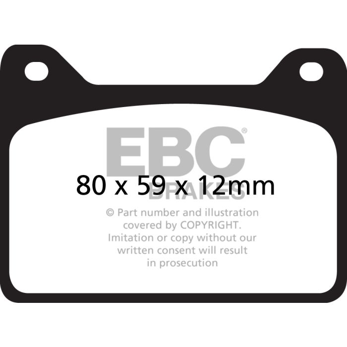 EBC DP2057 Greenstuff 2000 Brake Pads Front