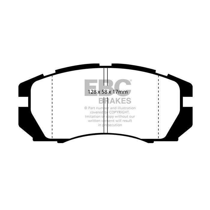 EBC DP9966 Orangestuff Brake Pads Front