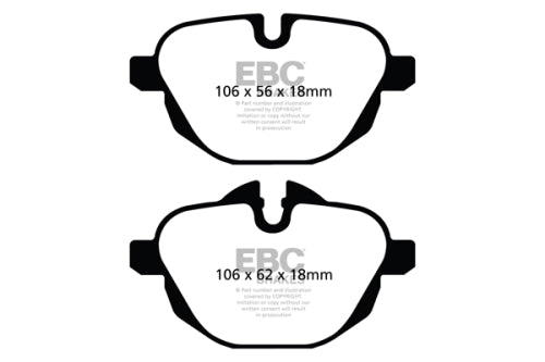 EBC DP52047NDX BLUESTUFF RACE BRAKE PADS