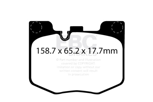 EBC DP82302RP1 Racing Brake Pads