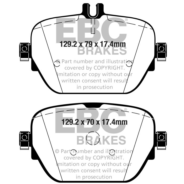 EBC DP42314R Yellowstuff Brake Pads Rear