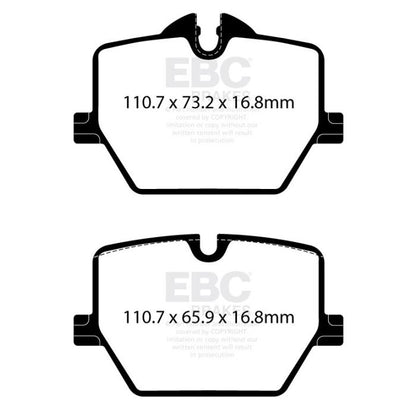 EBC DP22415 Greenstuff 2000 Brake Pads Rear