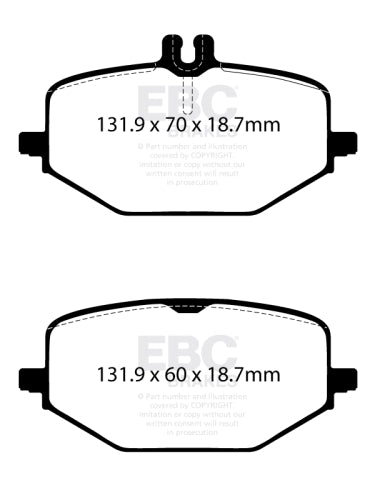 EBC DP42427R YELLOWSTUFF BRAKE PADS