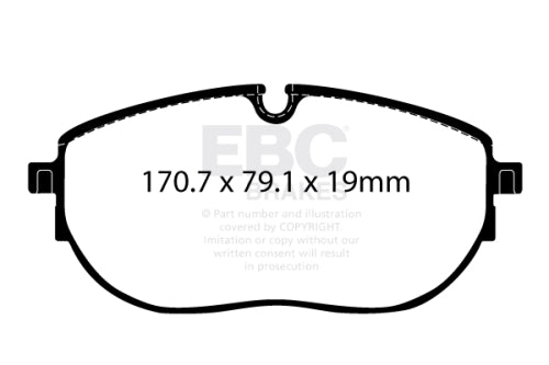 EBC DP42434R YELLOWSTUFF BRAKE PADS
