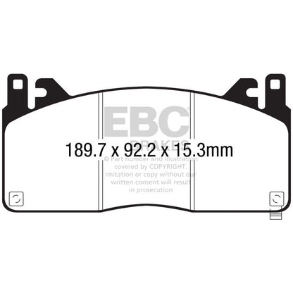 EBC DP83055RP1 RP1 Brake Pads Front