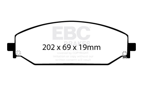 EBC DP53094NDX BLUESTUFF RACE BRAKE PADS