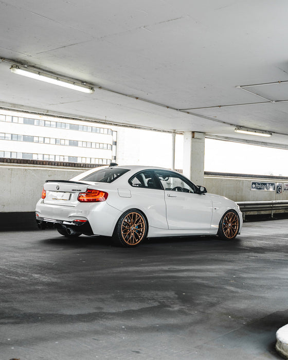 Zaero ZA-F22-DF BMW M235I & M240I F22 F23 EVO-1 GLOSS BLACK REAR DIFFUSER