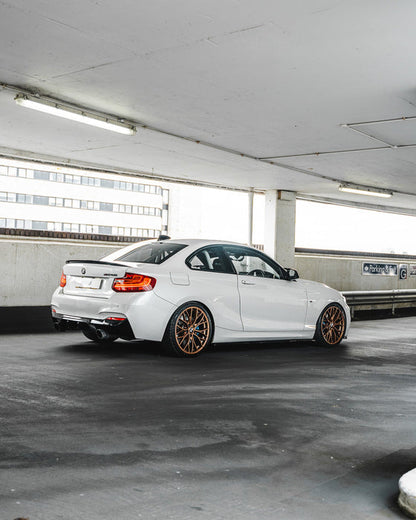 Zaero ZA-F22-DF BMW M235I & M240I F22 F23 EVO-1 GLOSS BLACK REAR DIFFUSER