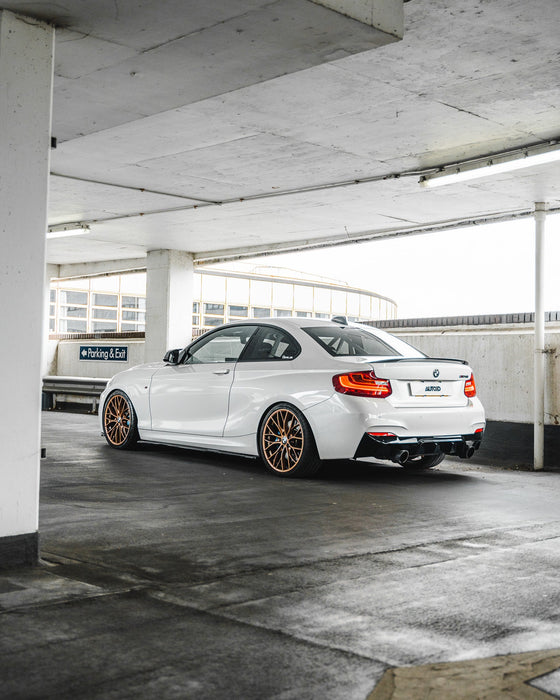 Zaero ZA-F22-DF BMW M235I & M240I F22 F23 EVO-1 GLOSS BLACK REAR DIFFUSER