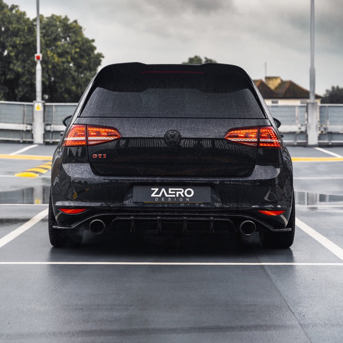 Zaero ZA-GMK7P-GTI-BK VW GOLF GTI MK7 GLOSS BLACK BODY KIT BY ZAERO (2013-2017)