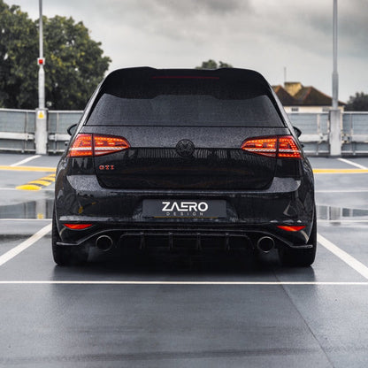 Zaero ZA-GMK7P-GTI-BK VW GOLF GTI MK7 GLOSS BLACK BODY KIT BY ZAERO (2013-2017)