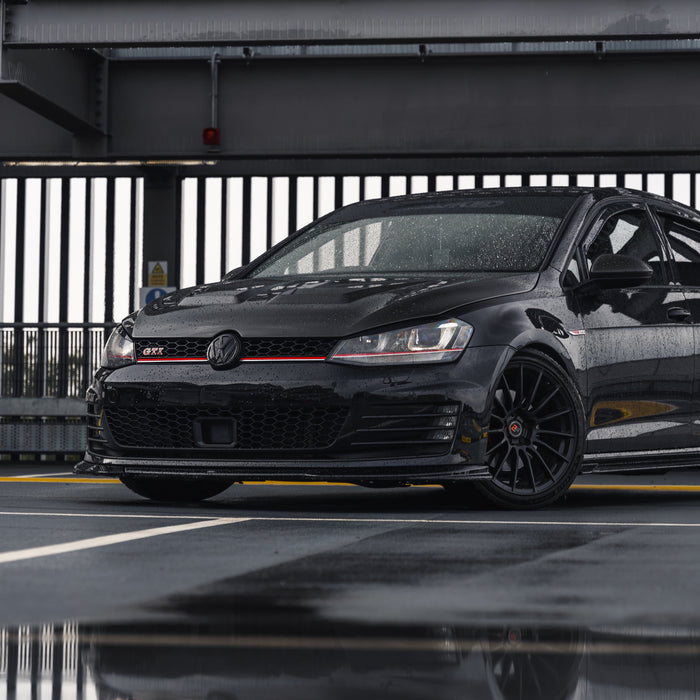 Zaero ZA-GOLF-7-GTI-FS VW GOLF GTI & GOLF GTD MK7 EVO-1 GLOSS BLACK FRONT SPLITTER
