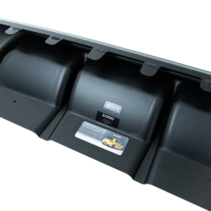 Zaero ZD-7.5-DIF VW GOLF R MK7.5 EVO-1 GLOSS BLACK REAR DIFFUSER