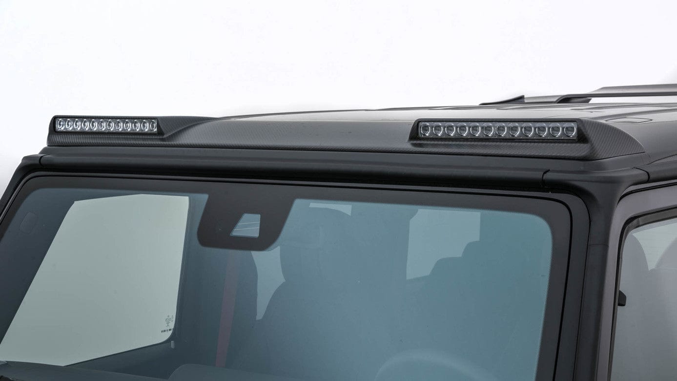 Genuine Brabus Mercedes-Benz Carbon Fibre Front Roof Spoiler with LED High Beams (Inc. G63 AMG, G550 & G500)