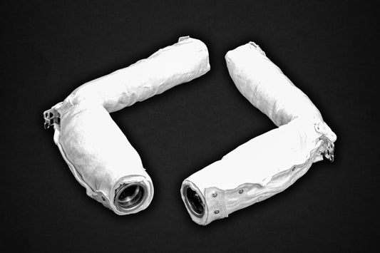Capristo 02DO12403007 Dodge Viper SRT ACR Catless Downpipes with Heat Blankets 