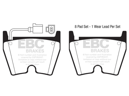 EBC Audi 8S 8U 8V Bluestuff NDX Trackday Front Brake Pads - ATE Caliper (RS3, RSQ3 & TTRS) - ML Performance UK