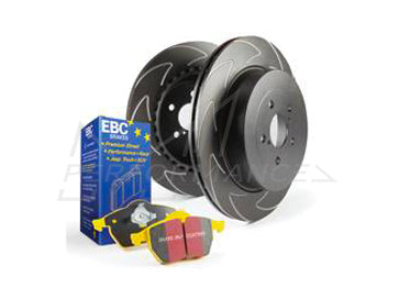 EBC Audi 8X Yellowstuff 4000 Series Front Sport Brake Pads & BSD Series Sport Discs Kit - ATE Caliper (S1 & A1) | ML Performance UK