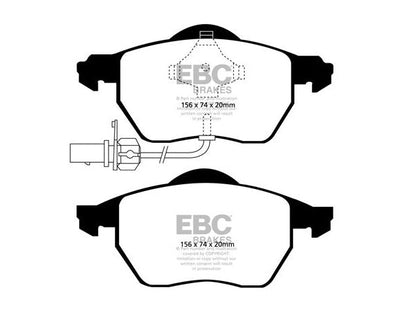 EBC Audi Seat Skoda Volkswagen Greenstuff 2000 Series Sport Brakes Pad And Premium OE Replacement Plain Discs Kit To Fit Front - ATE Caliper  (8V A3, 5F Leon, 5E Octavia & MK7 Golf) | ML Performance UK