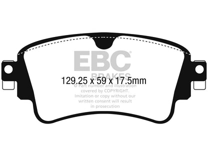 EBC Audi Volkswagen Greenstuff 6000 Series Truck And SUV Rear Brake Pads - TRW Caliper (B9 Q5, 4M Q7 & Touareg III) - ML Performance UK