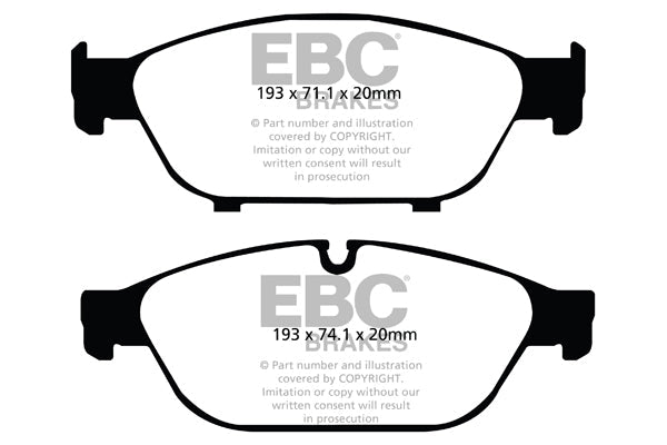 EBC Audi C7 D4 Redstuff Sport Front Brake Pads - ATE Caliper (A6, A7 & A8) | ML Performance UK