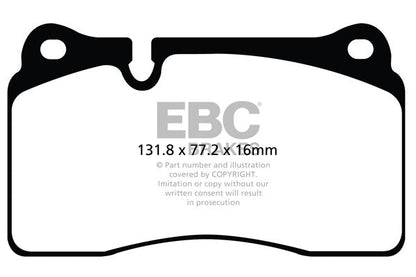 EBC Audi Seat Orangestuff Race Front Brake Pads - Brembo Caliper (8P RS3, 8J TTRS & 5F Leon) | ML Performance UK