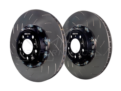 EBC Audi Seat Skoda Volkswagen Racing Floating Front Discs - TRW Caliper (8V S3, 5F Leon, 5E Octavia & MK7 Golf GTI) | ML Performance UK