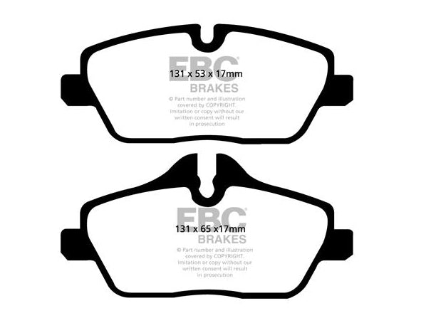 EBC BMW F45 214i Greenstuff 2000 Series Sport Brakes Pad & Premium OE Replacement Plain Disc Kit - TRW Caliper| ML Performance UK
