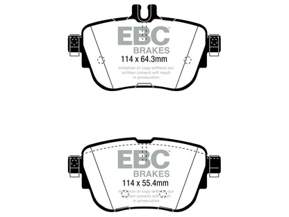 EBC Mercedes-Benz W/S/C/A238 Redstuff Sport Rear Brake Pads - TRW Caliper (Inc. E220, E250, E300 & E300 TD) - ML Performance UK