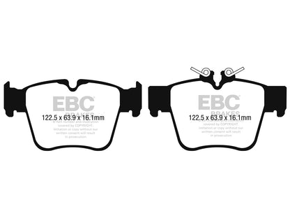 EBC Mercedes-Benz X/C253 Greenstuff 6000 Series Truck And SUV Rear Brake Pads - ATE Caliper (Inc. GLC43 AMG, GLC250, GLC350 & GLC350e) - ML Performance UK
