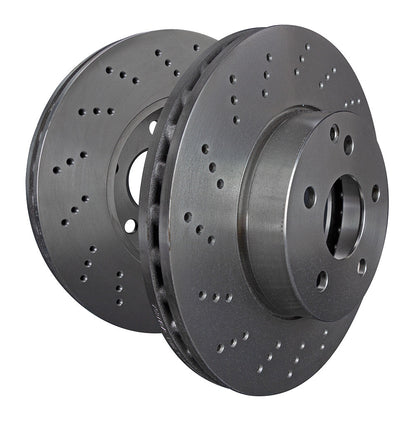 EBC Mercedes-Benz W176 C117 X156 R173 Premium OE Replacement Rear Brake Discs - TRW Caliper (Inc. A45 AMG, CLA45 AMG, GLA45 AMG & SLK55 AMG) - ML Performance UK