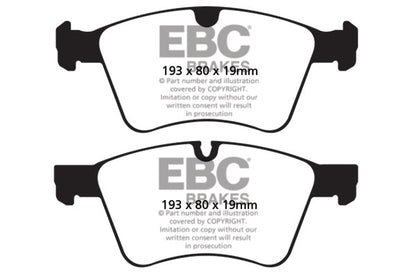 EBC Mercedes-Benz W251 R500 Redstuff Sport Front Brake Pads - ATE Caliper | ML Performance UK