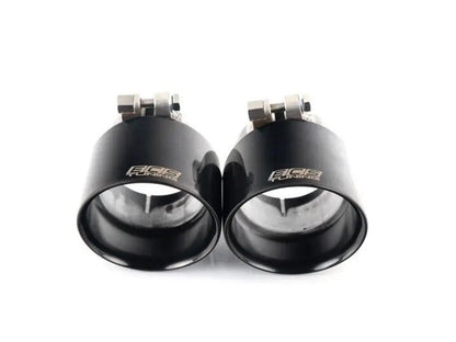 ECS VW MK7.5 Golf GTI 4" OE Fit Black Chrome Exhaust Tips - Pair