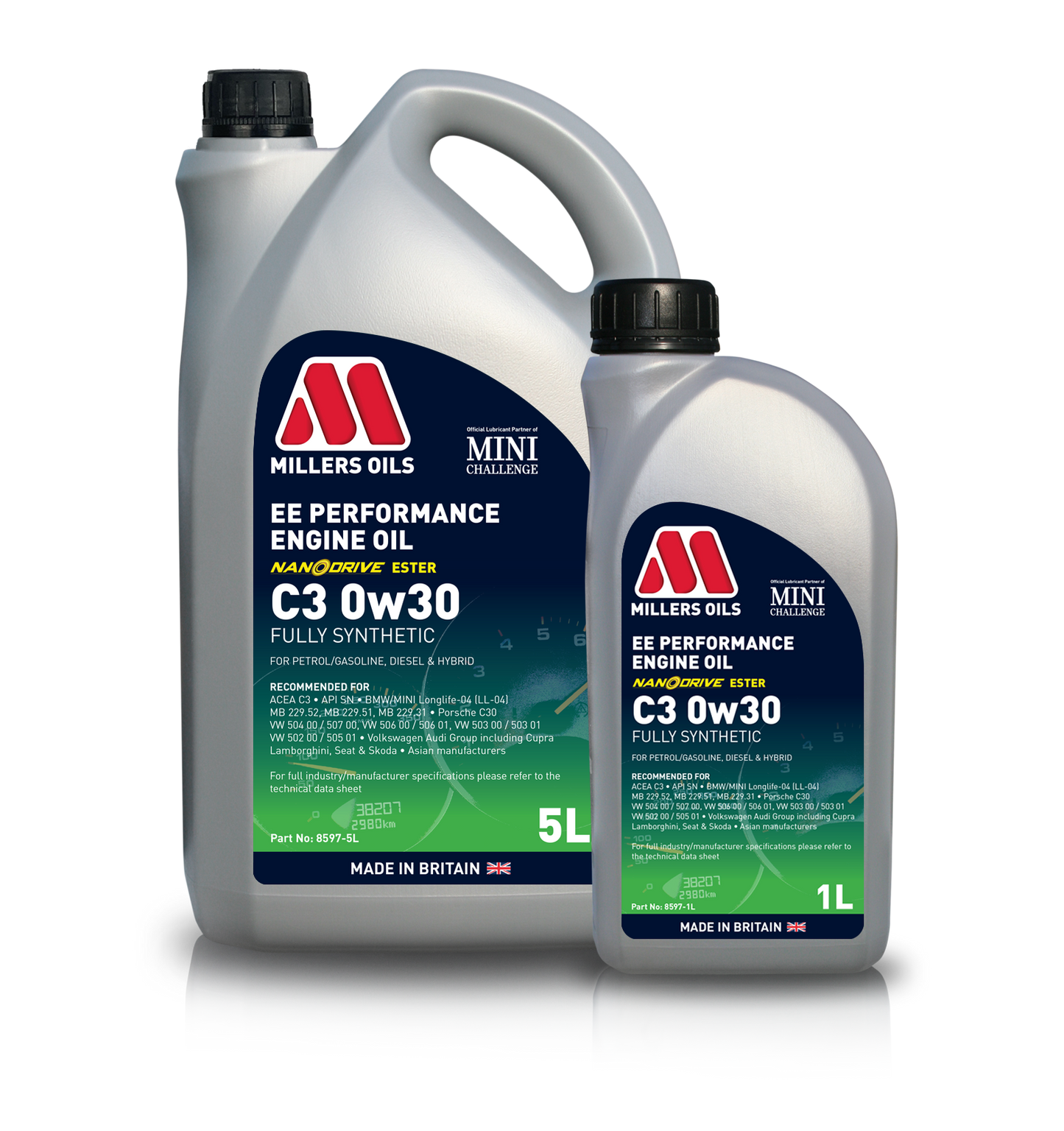 Millers Oils 8597 EE Performance C3 0w30 Engine Oil