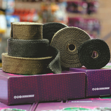 Exoracing Titanium or Carbon Exhaust Wrap