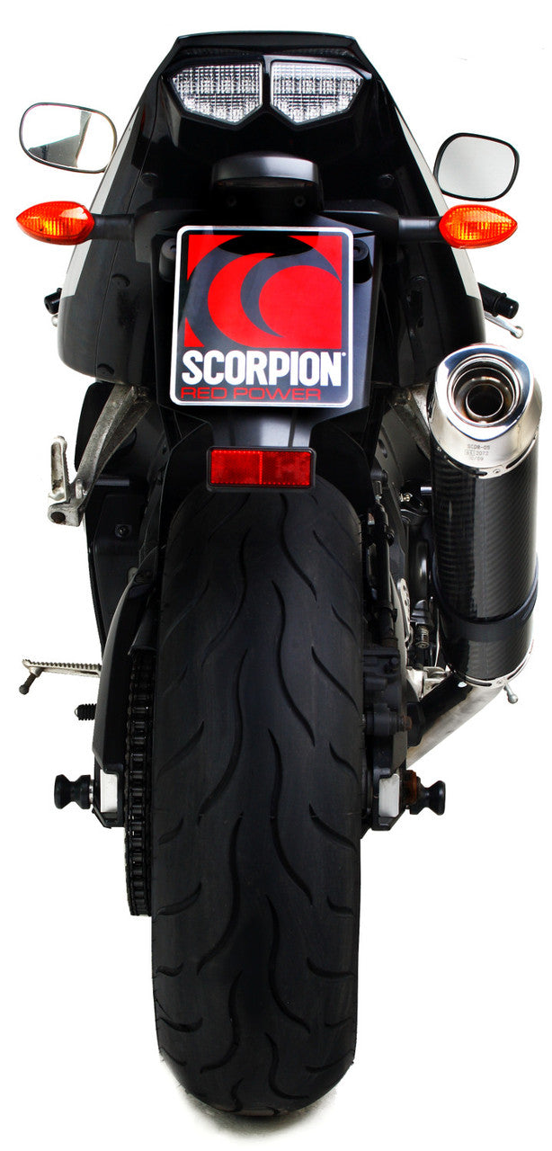 Scorpion EYA68CEO Factory Oval Slip-on - Carbon Fibre Sleeve - YZF 600 R6 - 2003 - 2005