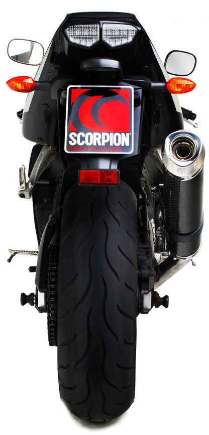 Scorpion EYA68CEO Factory Oval Slip-on - Carbon Fibre Sleeve - YZF 600 R6 - 2003 - 2005