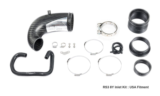 Eventuri Audi RS3 8Y LHD Carbon Turbo Inlet with no flange
