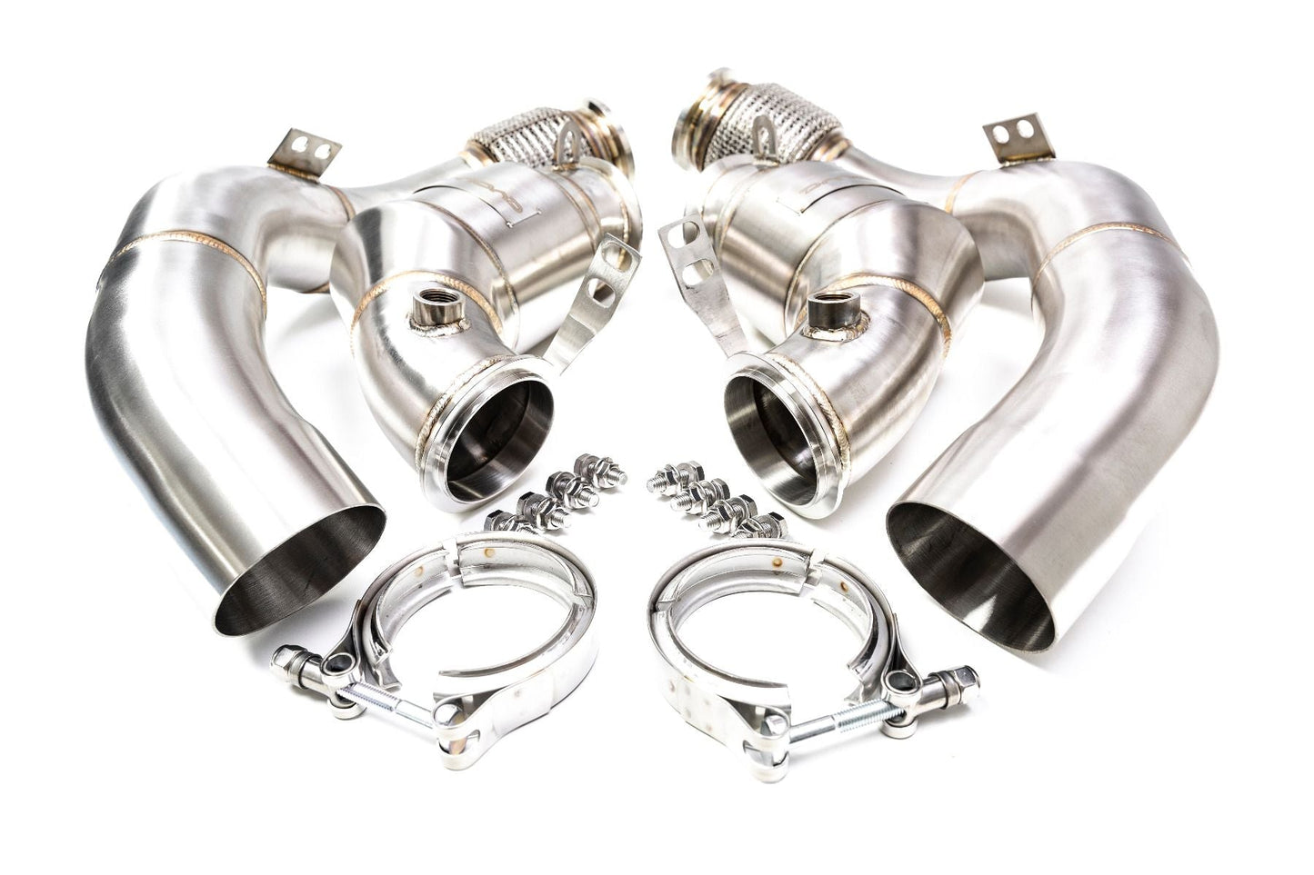 Evolve BMW S63 F90 F92 F93 Catless Turbo Downpipes (M5 & M8) - ML Performance UK