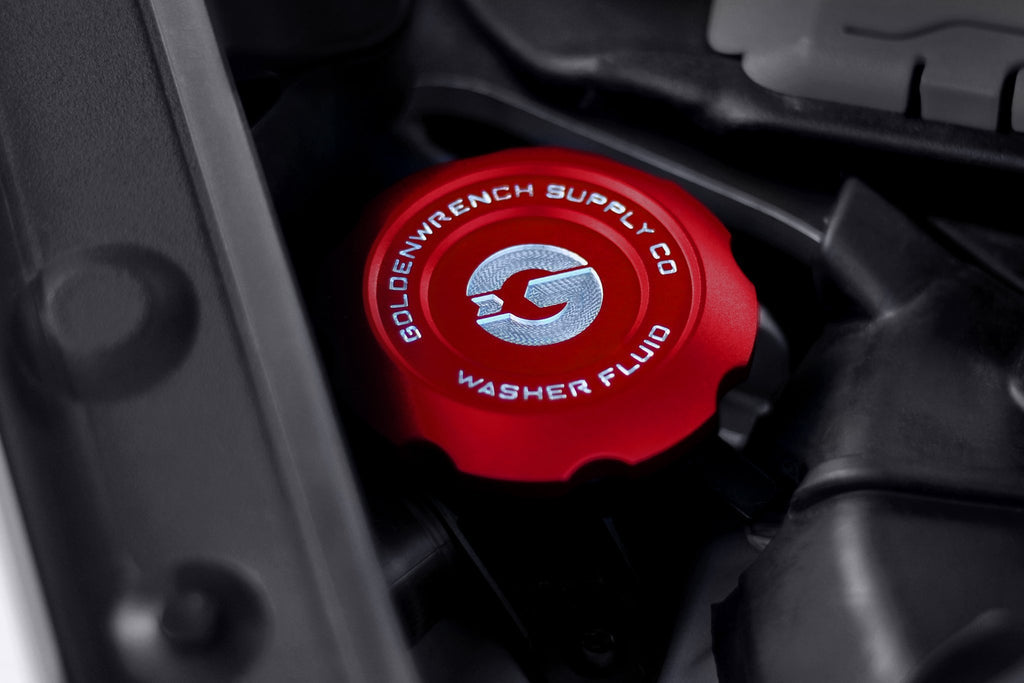 Goldenwrench Blackline Performance BMW M Car F-Chassis Washer Fluid Cap