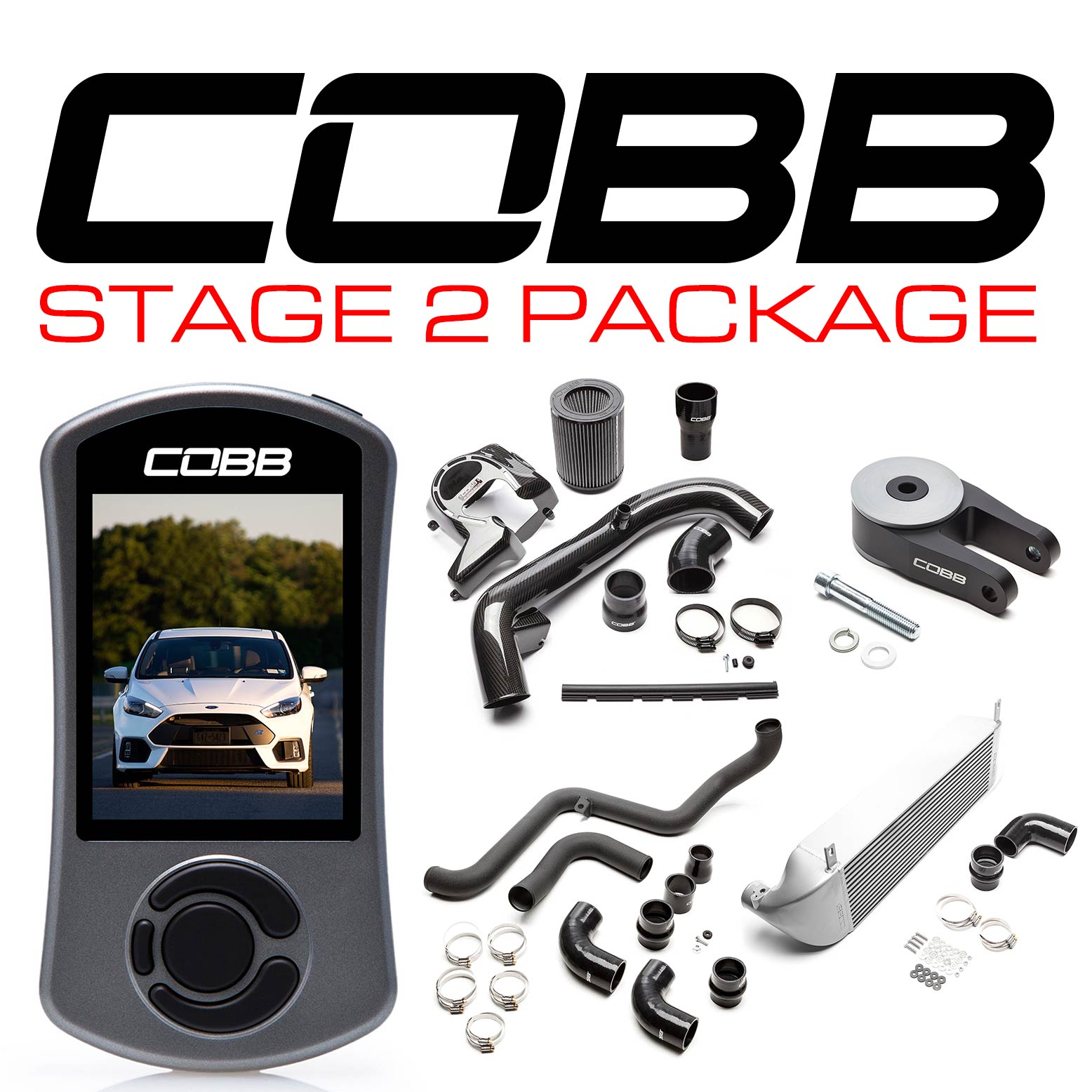 COBB FOR0040020SL FORD STAGE 2 POWER PACKAGE SILVER FOCUS RS 2016-2018