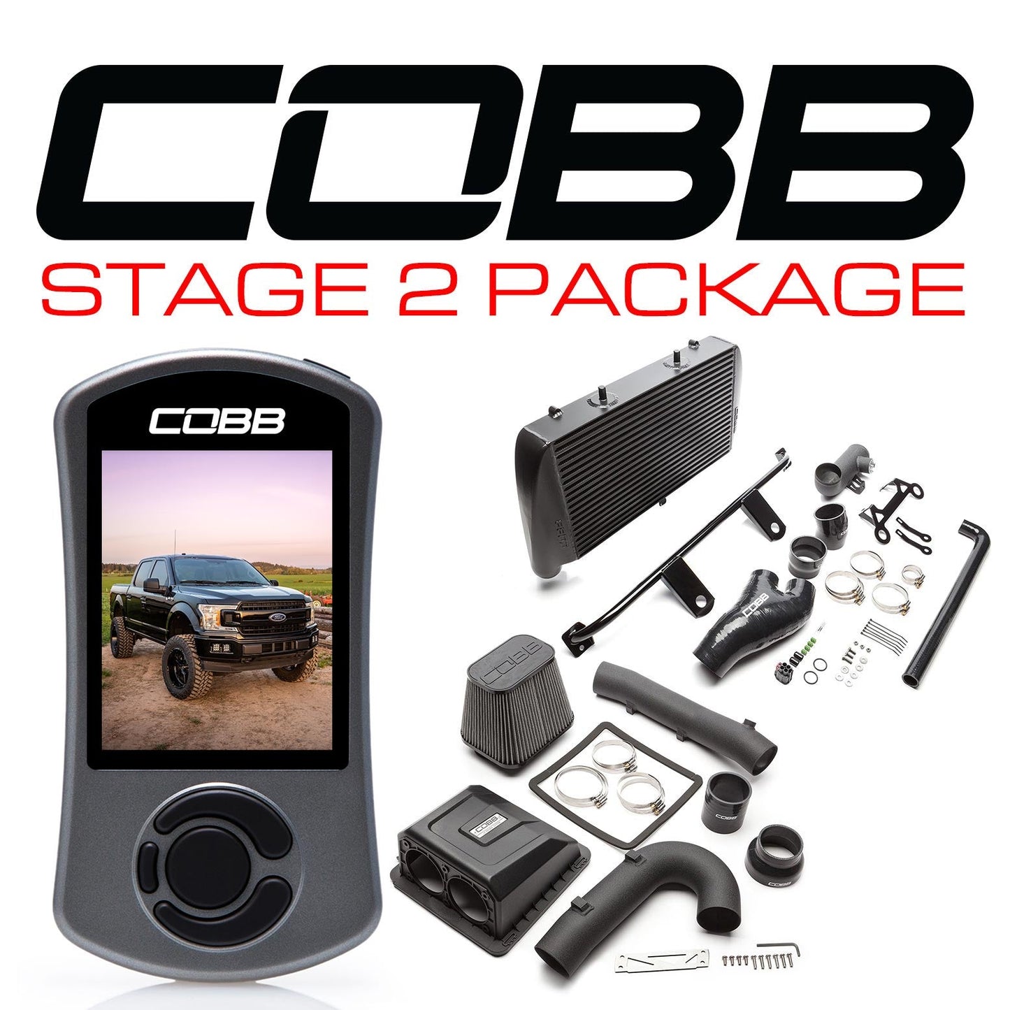 COBB FOR0070020BK FORD STAGE 2 POWER PACKAGE BLACK F-150 ECOBOOST 3.5L 2020