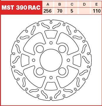 TRW MOTO MST390RAC Brake Disc