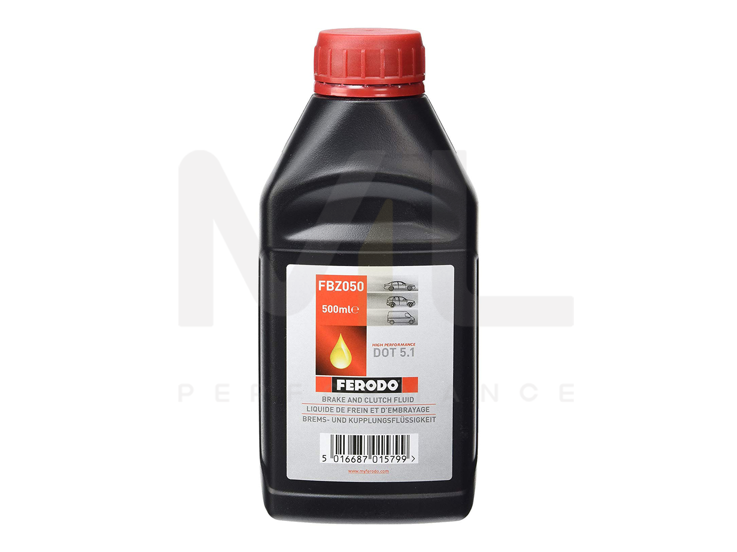 Ferodo Dot 5.1 - High Performance Road Brake Fluid